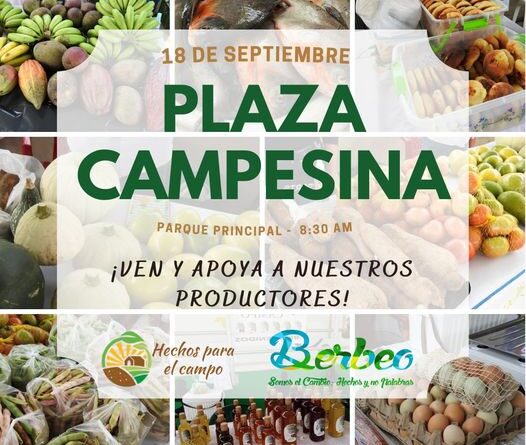 Primera Plaza Campesina en Berbeo Boyacá